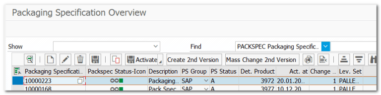 7. Package Specification – SAP Quick Guide